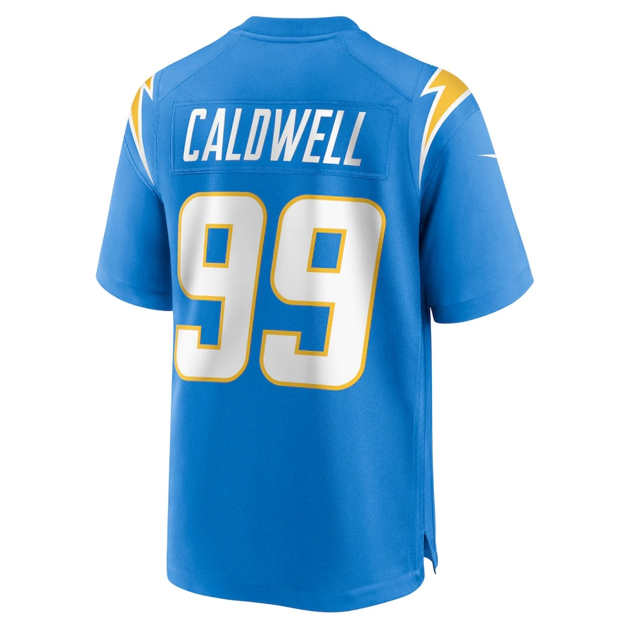 Custom #99 Powder Blue LAC Football Shirt Top
