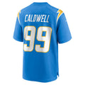 Custom #99 Powder Blue LAC Football Shirt Top