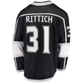 Custom #31 Black LAK Hockey Shirt Top