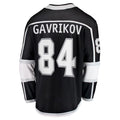 Custom #84 Black LAK Hockey Shirt Top