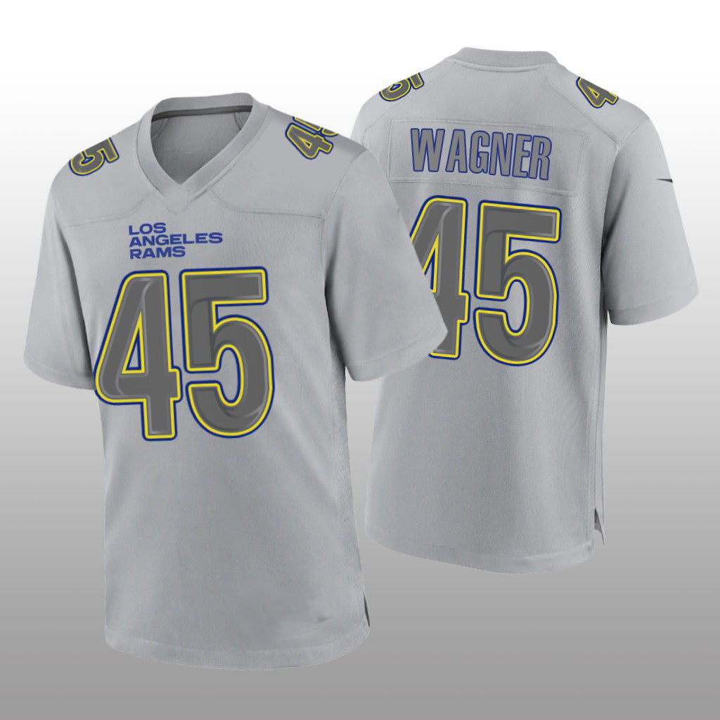 Custom #45 Gray LAR Football Shirt Top