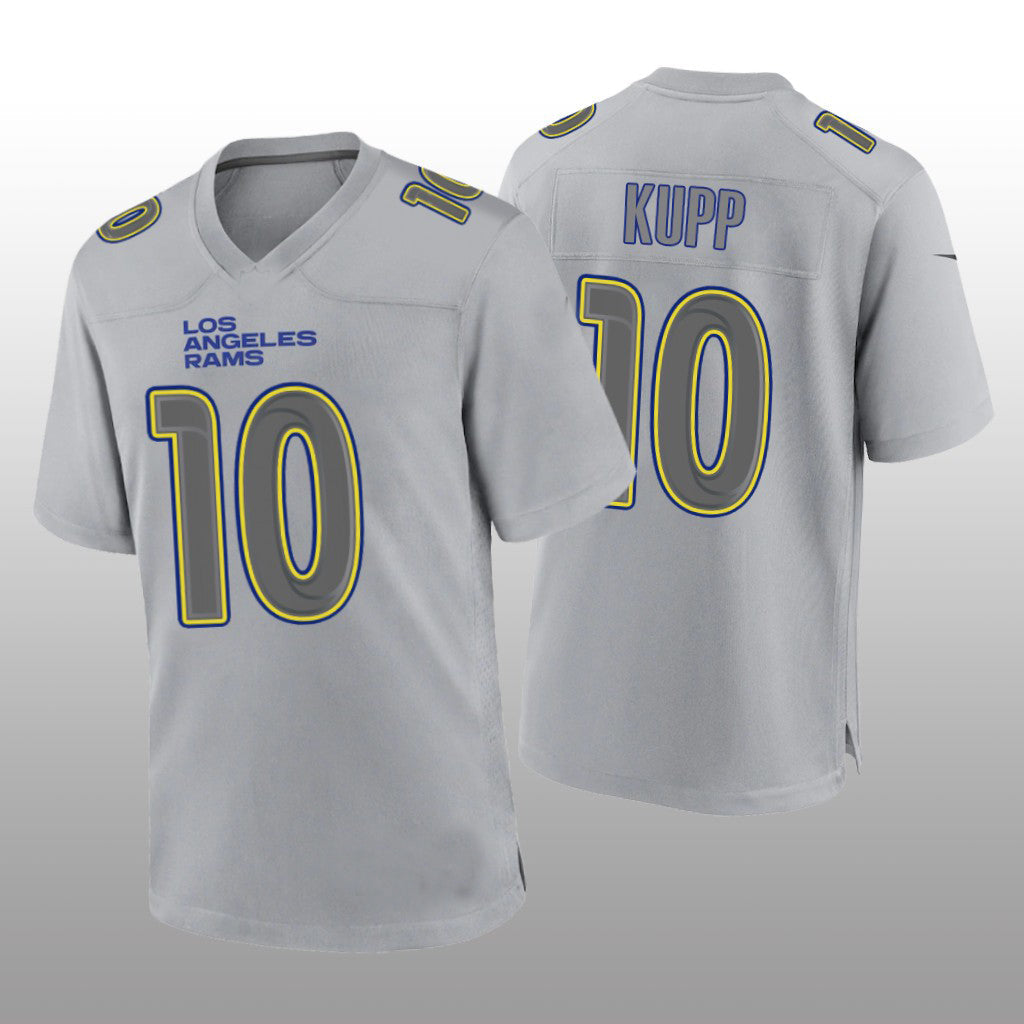 Custom #10 Gray LAR Football Shirt Top
