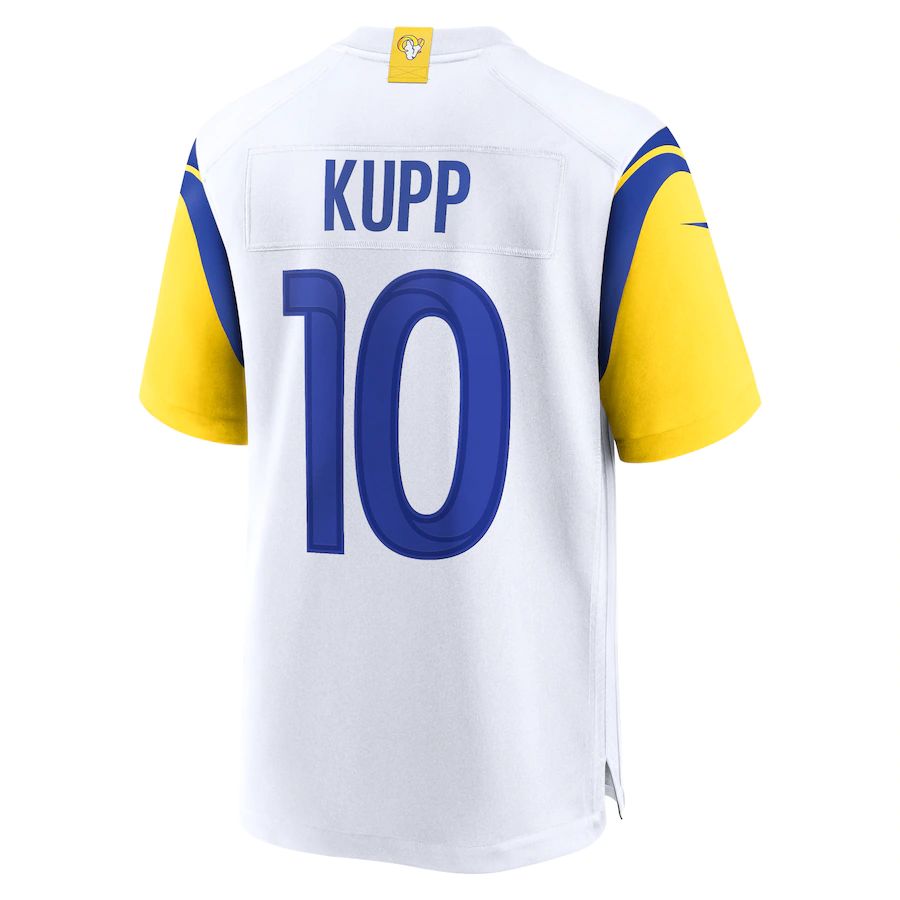Custom #10 White LAR Football Shirt Top