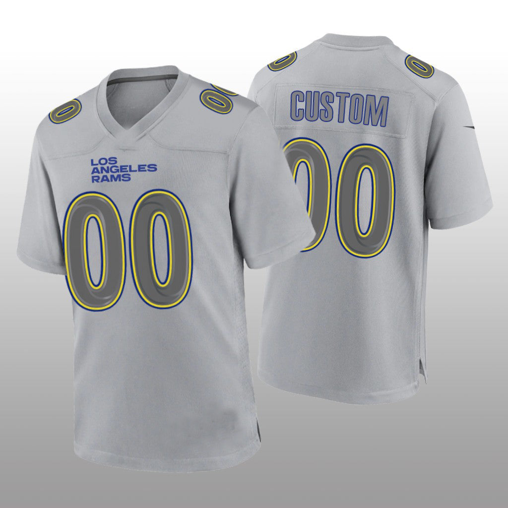 Custom Gray LAR Football Shirt Top