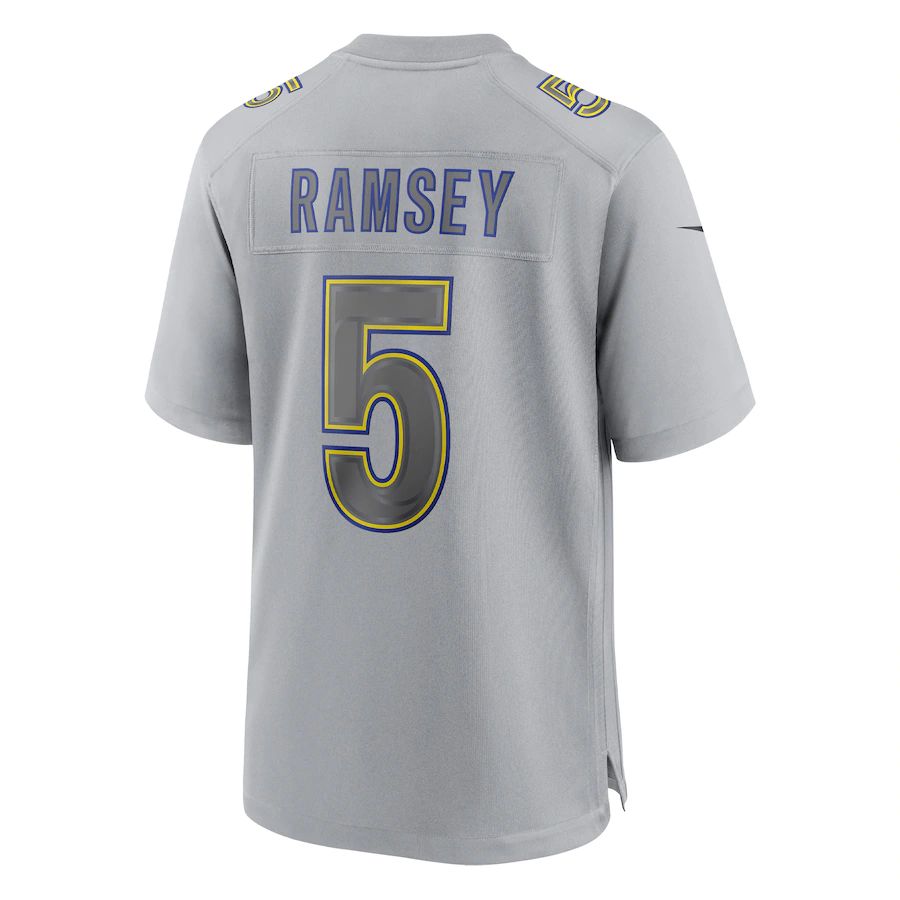 Custom #5 Gray LAR Football Shirt Top