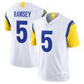 Custom #5 White LAR Football Shirt Top
