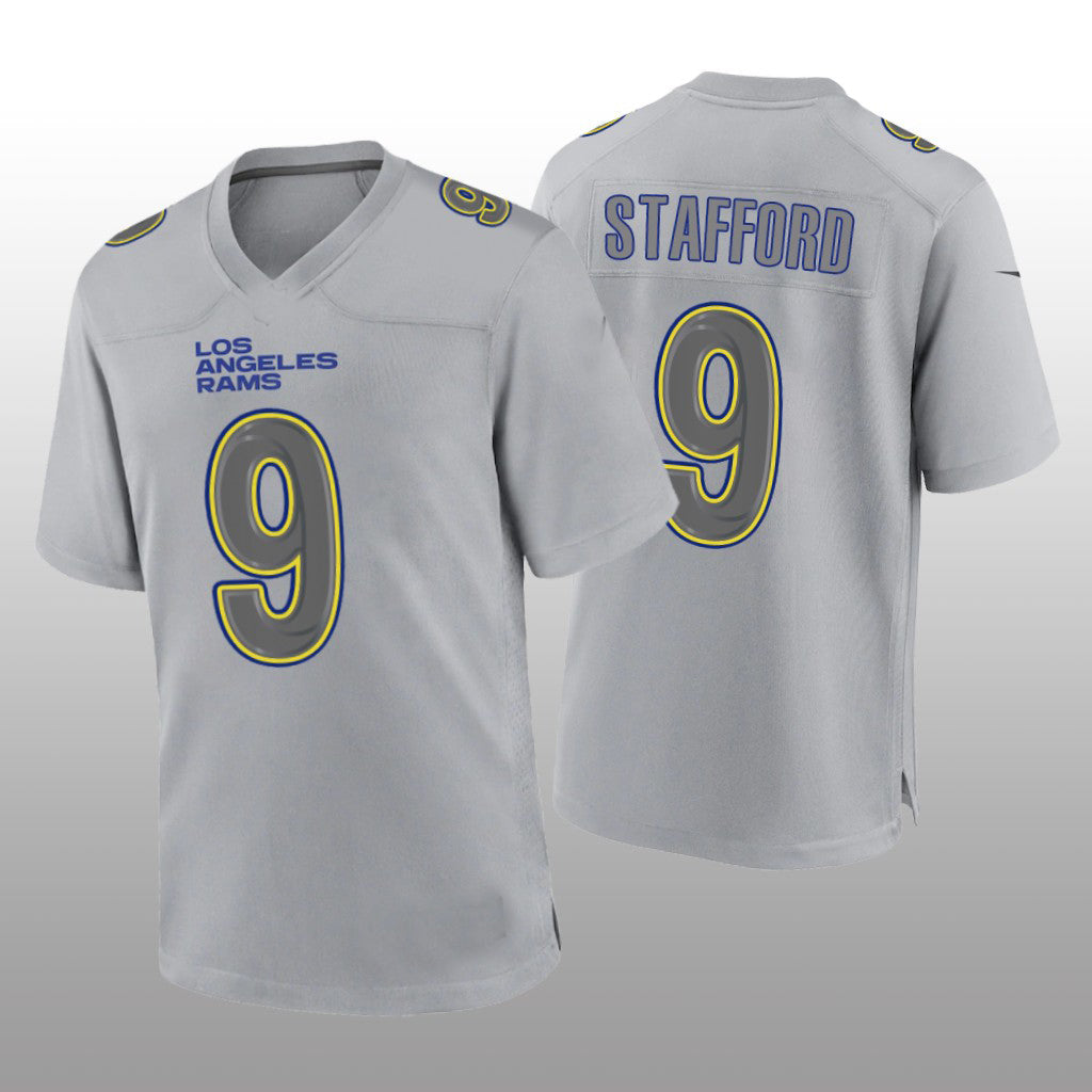 Custom #9 Gray LAR Football Shirt Top