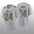 Custom #24 Gray LAR Football Shirt Top