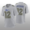 Custom #12 Gray LAR Football Shirt Top