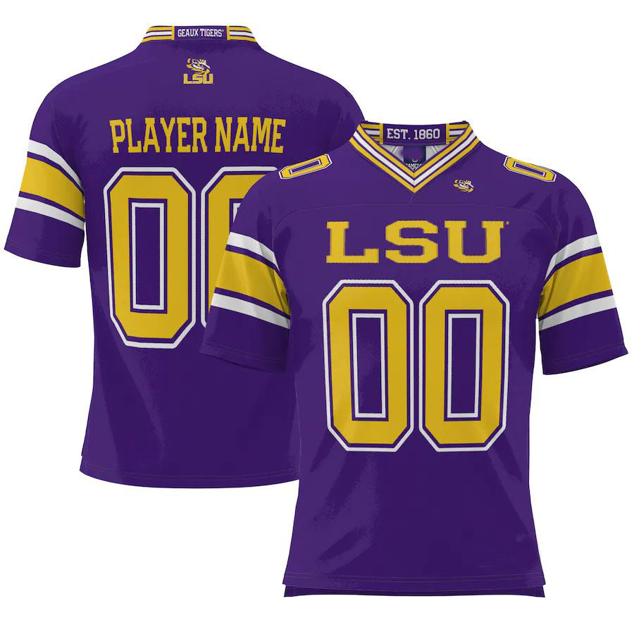 Custom Purple Football Shirt Top