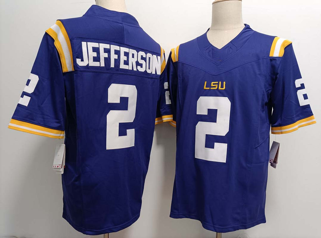Custom #2 Purple College Shirt Top