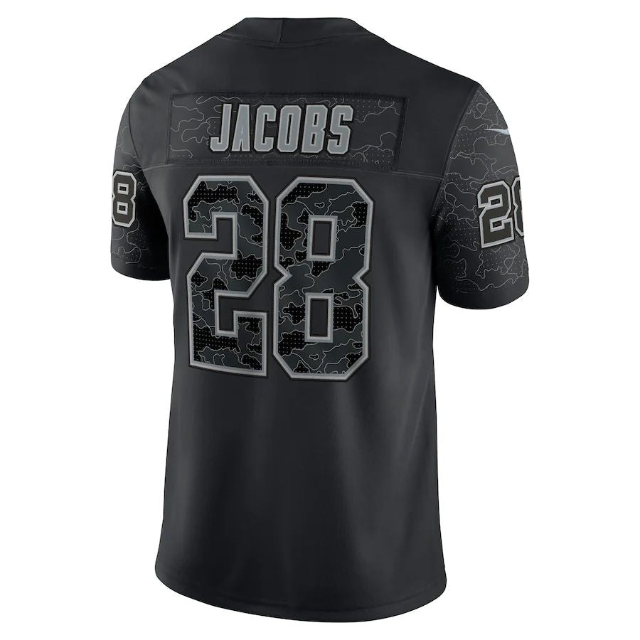 Custom #28 Black LV Football Shirt Top