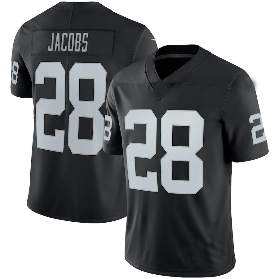 Custom #28 Black LV Football Shirt Top