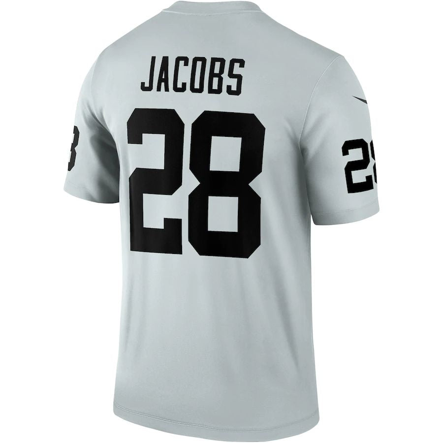 Custom #28 Silver LV Football Shirt Top