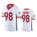 Custom #98 White 2022 LV Football Shirt Top