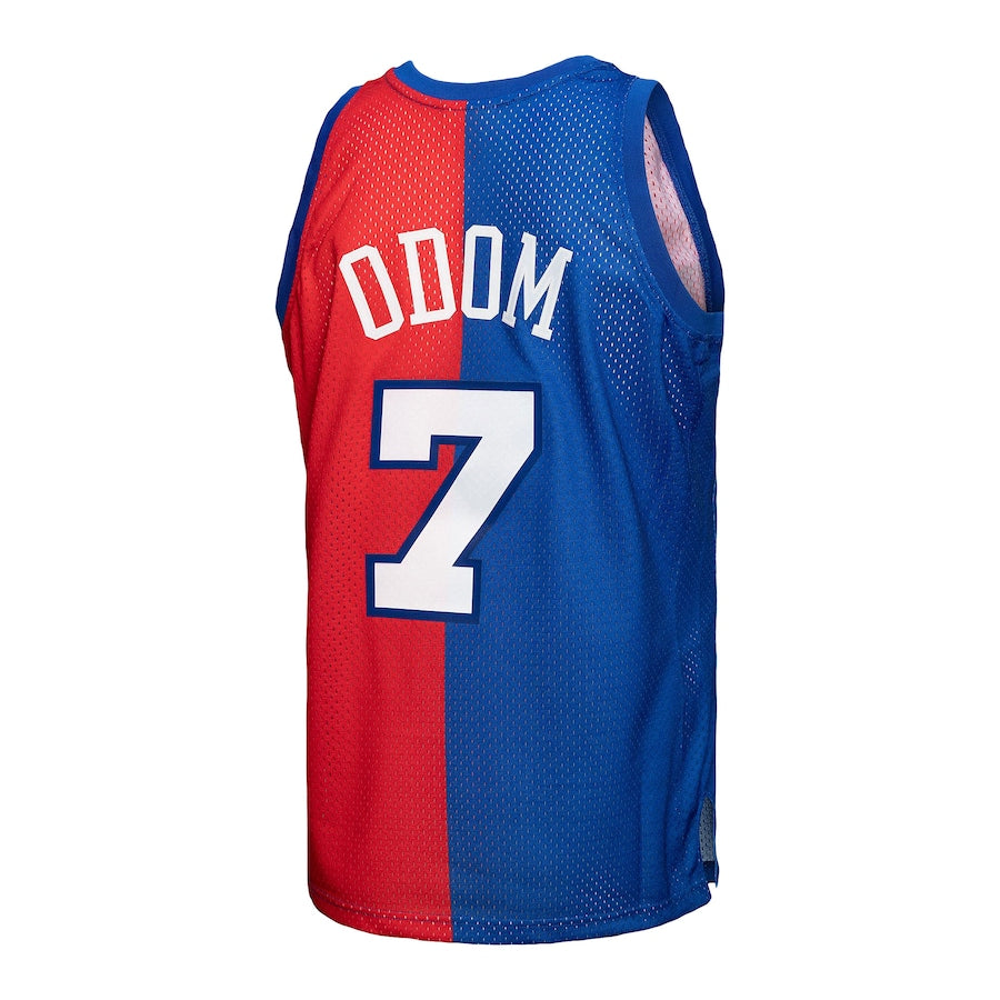 Custom #7 Red 2000 LAC Basketball Shirt Top