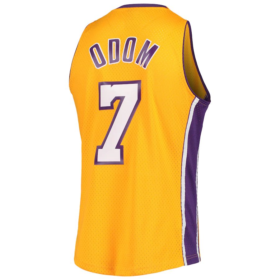 Custom #7 Gold LAL Basketball Shirt Top