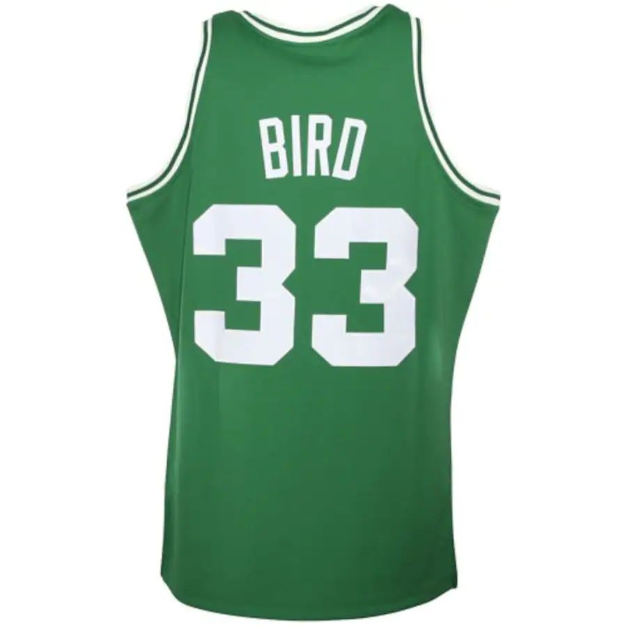 Custom #33 Green 1985 BOS Basketball Shirt Top