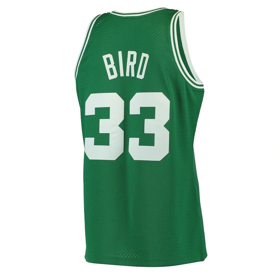 Custom #33 Green 1985 BOS Basketball Shirt Top