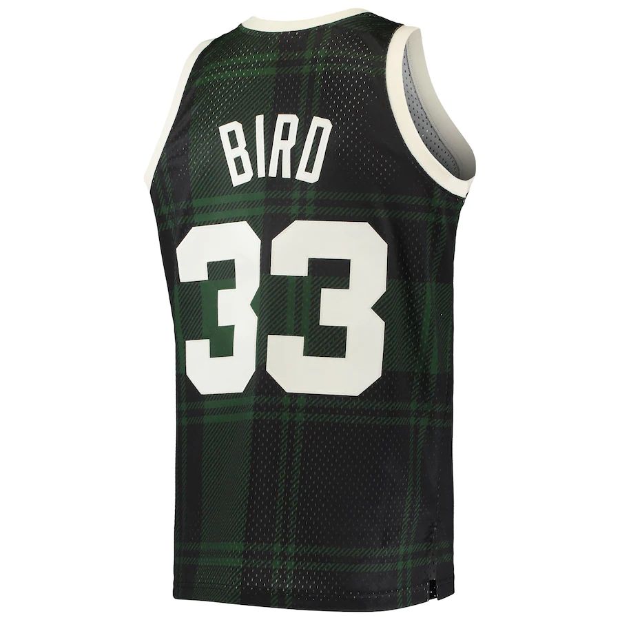 Custom #33 Black 1985 BOS Basketball Shirt Top
