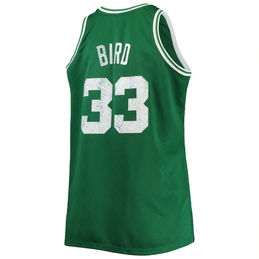 Custom #33 Green 1985 BOS Basketball Shirt Top