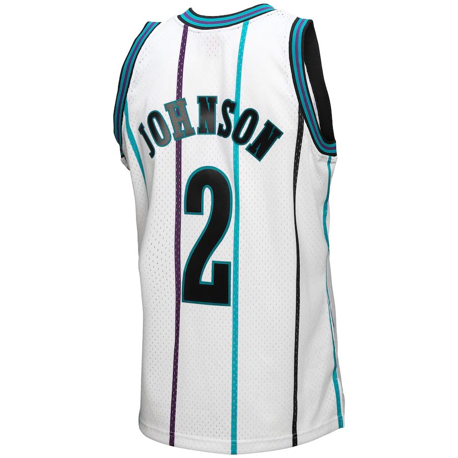 Custom #2 White 1994 CHA Basketball Shirt Top