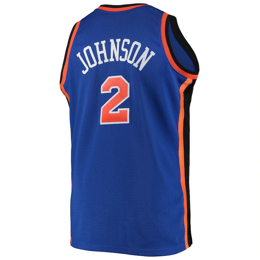 Custom #2 Blue NYK Basketball Shirt Top