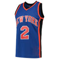 Custom #2 Blue 1998 NYK Basketball Shirt Top