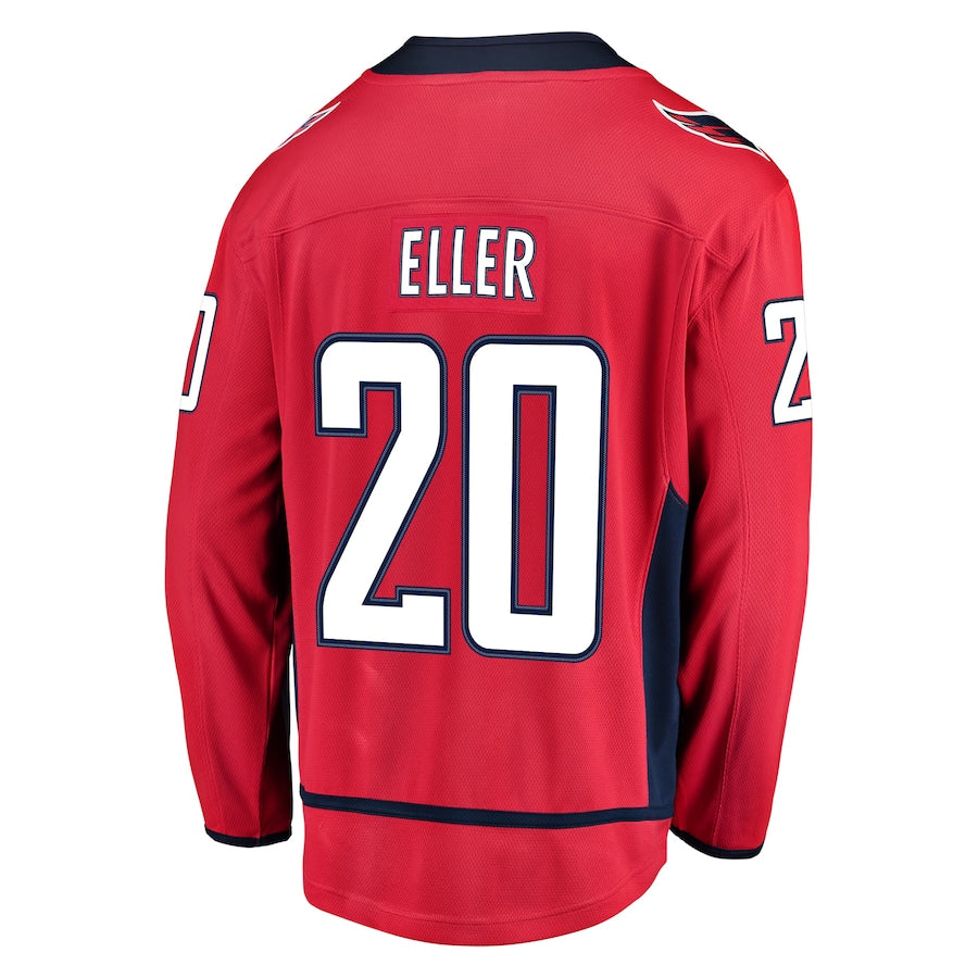 Custom #20 Red WSH Hockey Shirt Top
