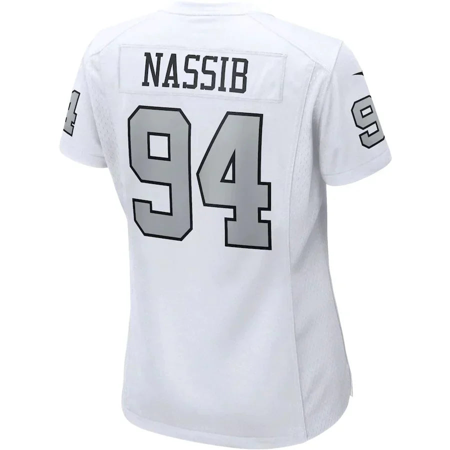 Custom #94 White LV Football Shirt Top