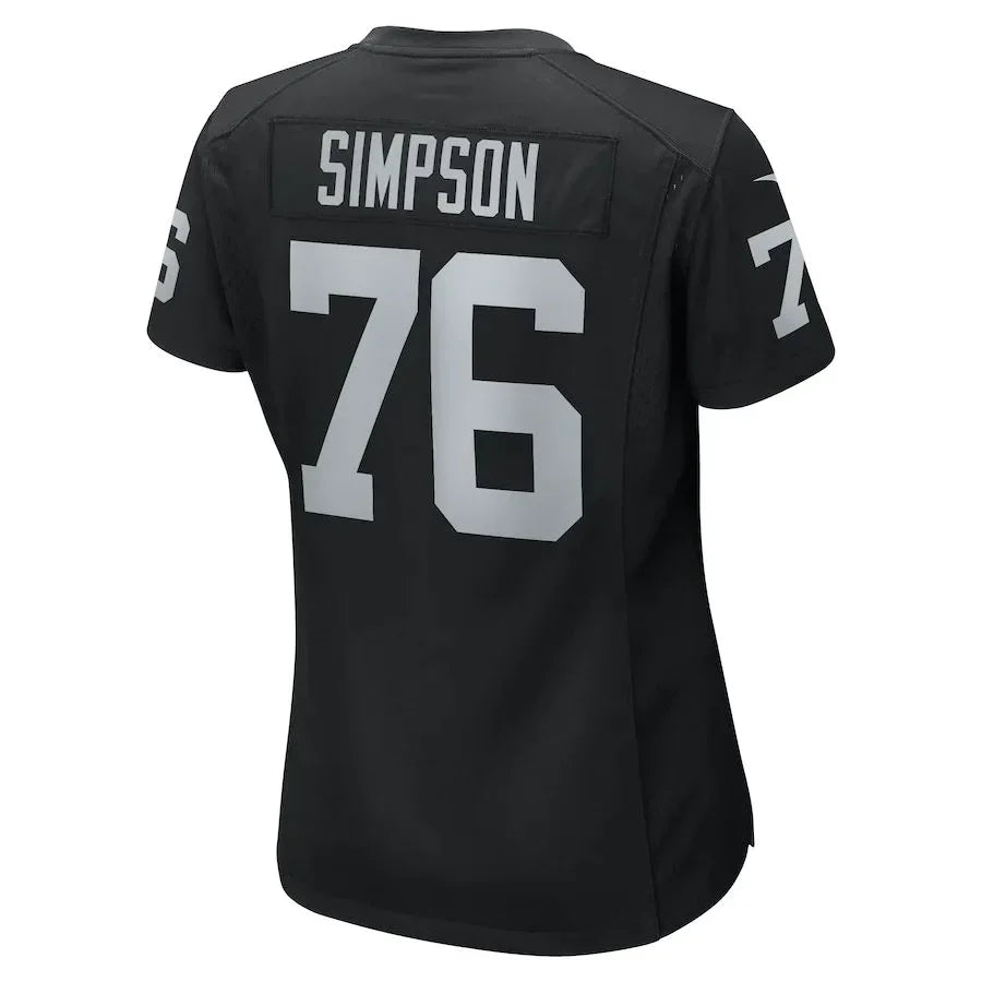 Custom #76 Black LV Football Shirt Top