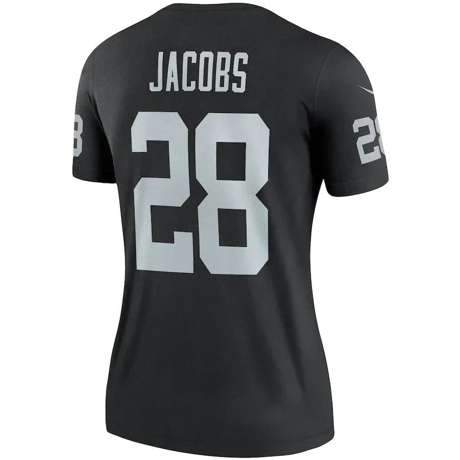 Custom #28 Black LV Football Shirt Top