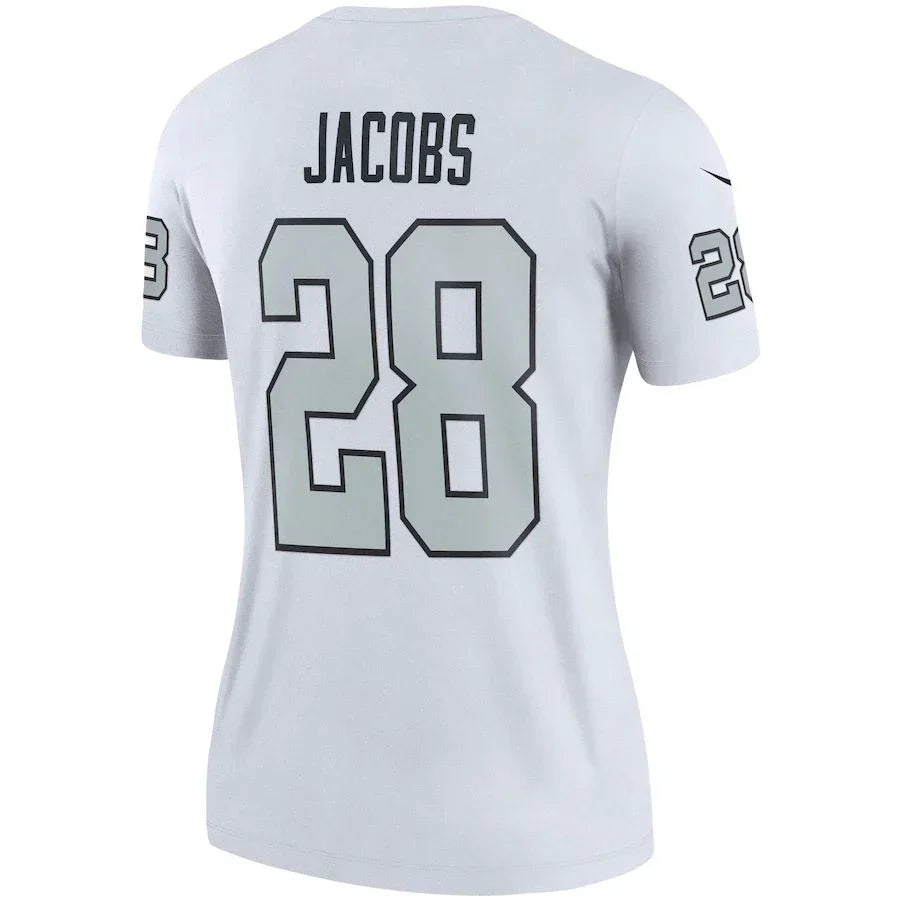 Custom #28 White LV Football Shirt Top