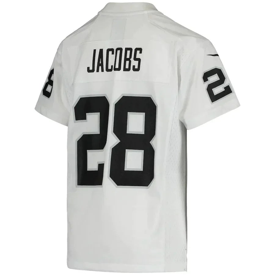 Custom #28 White LV Football Shirt Top