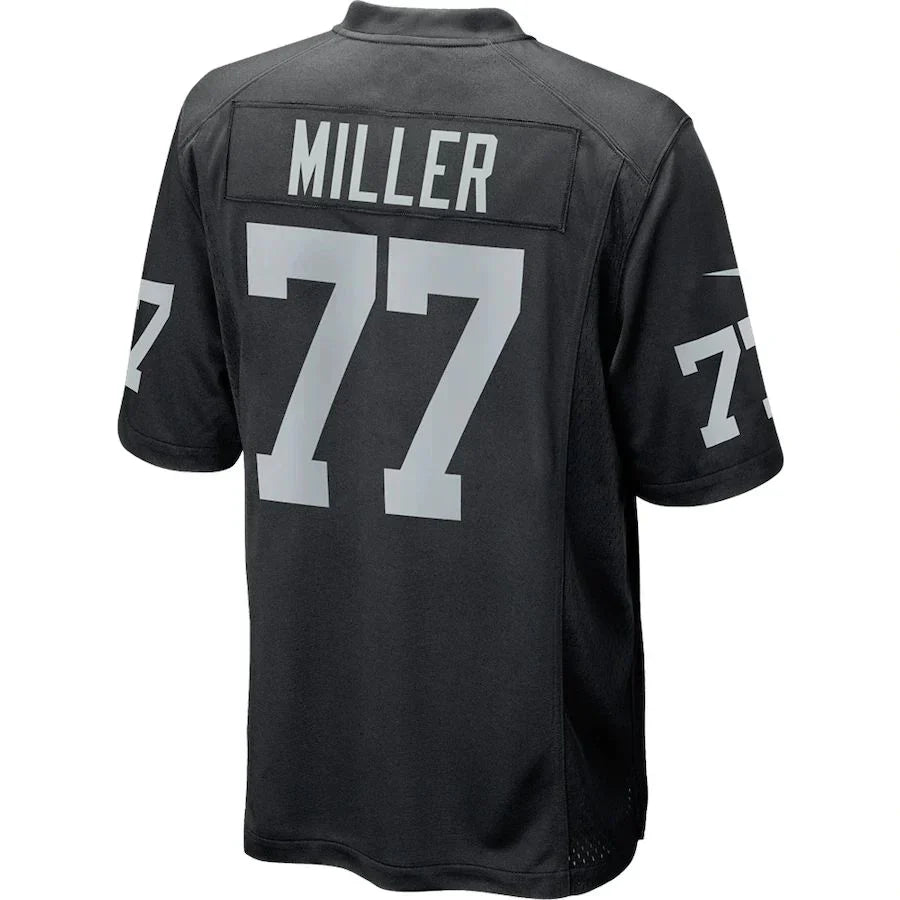 Custom #77 Black LV Football Shirt Top
