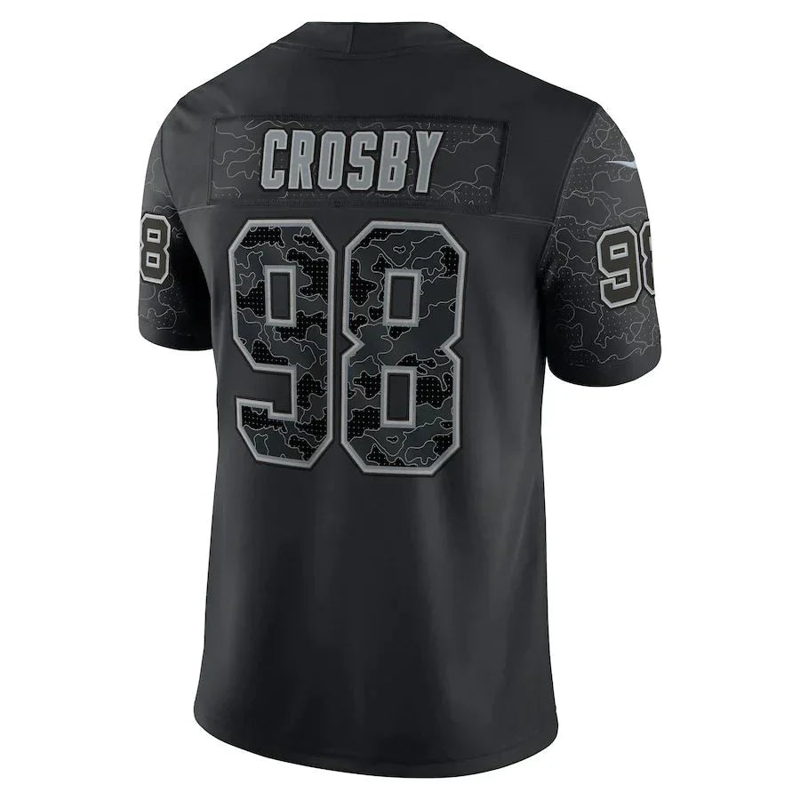 Custom #98 Black LV Football Shirt Top