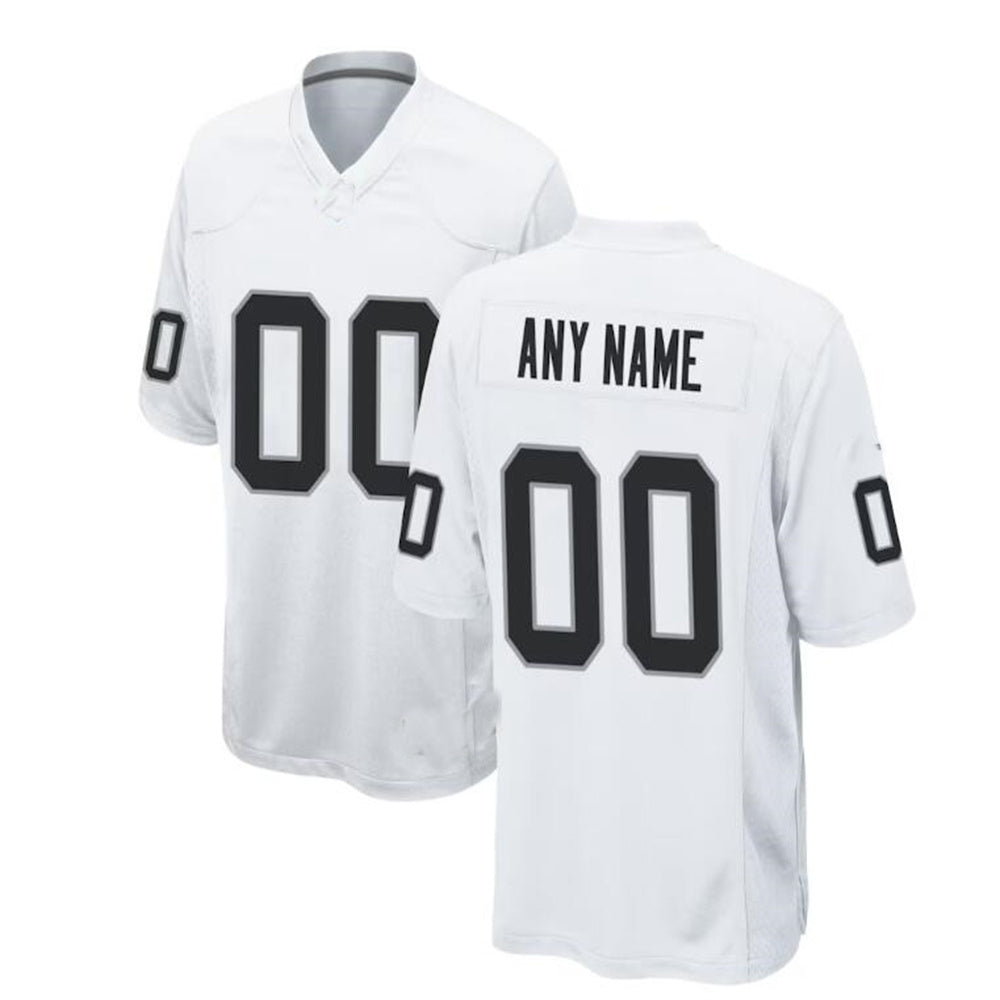 Custom White LV Football Shirt Top