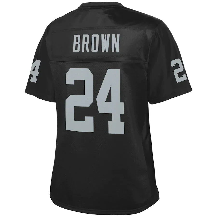 Custom #24 Black LV Football Shirt Top