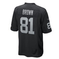 Custom #81 Black LV Football Shirt Top
