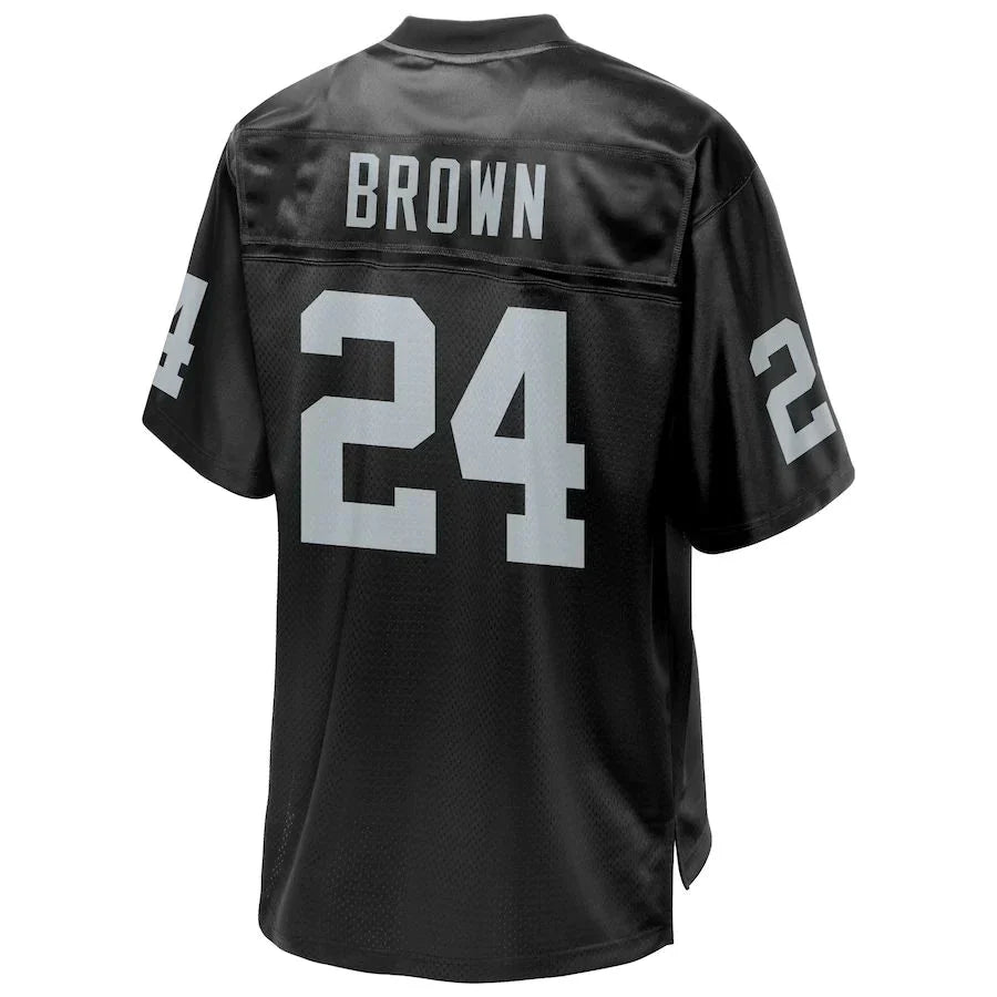 Custom #24 Black LV Football Shirt Top