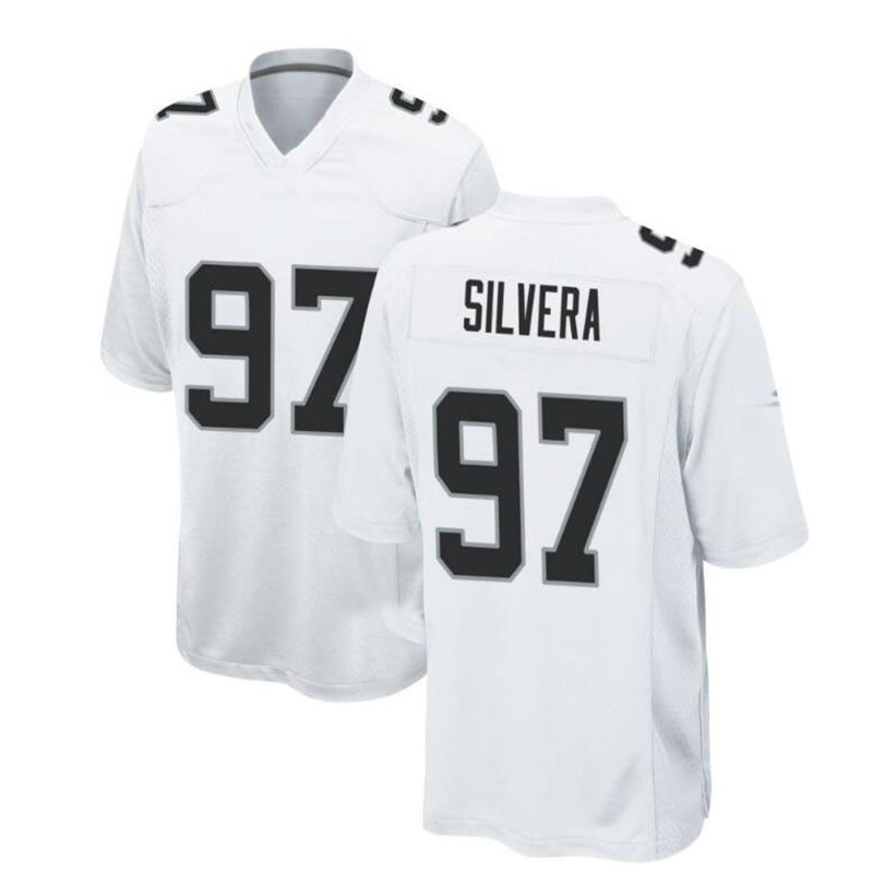 Custom #97 White LV Football Shirt Top