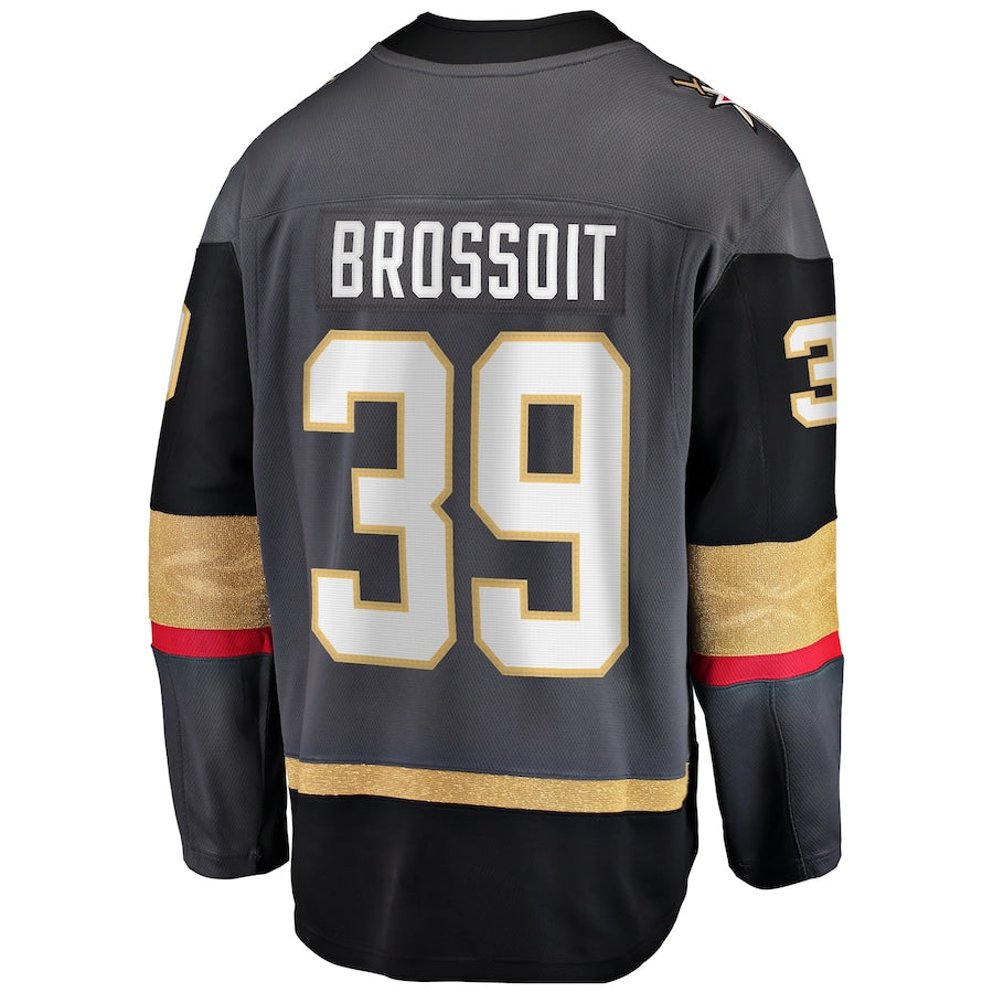Custom #39 Gray VGK Hockey Shirt Top