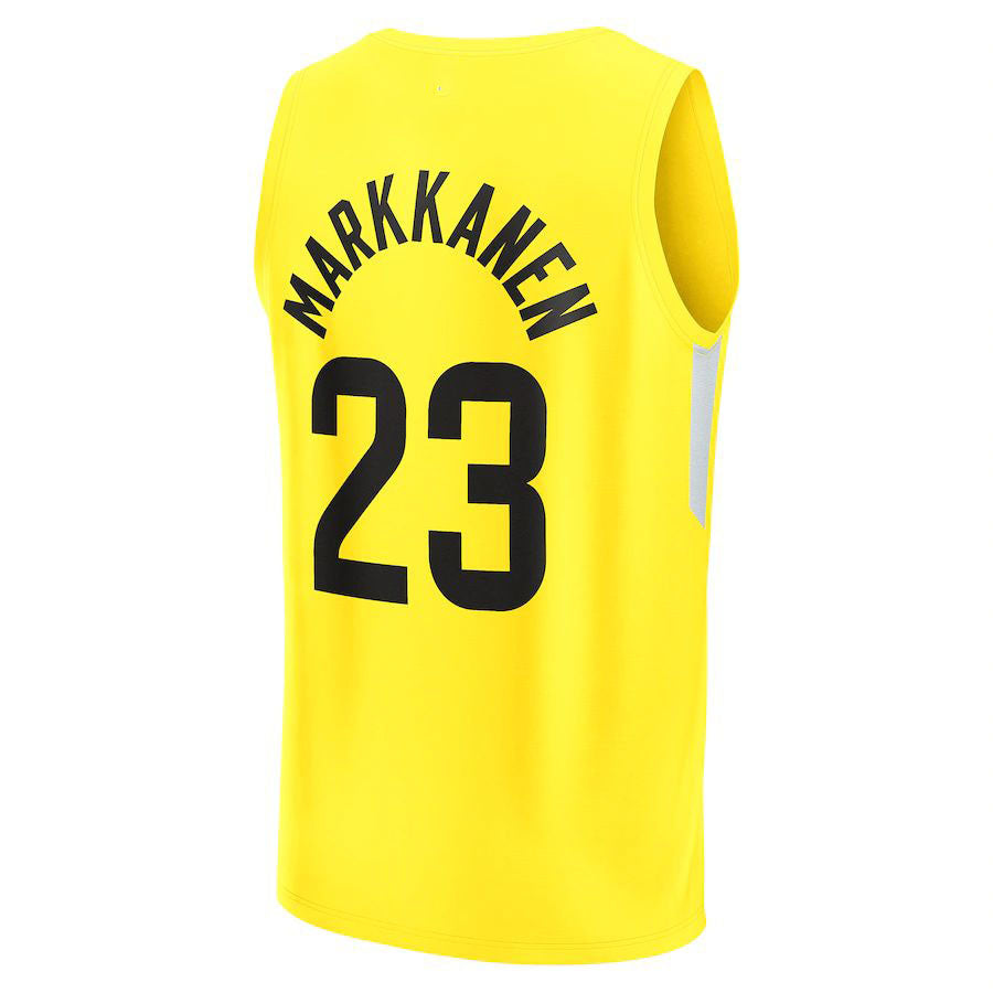 Custom #23 Yellow 2022 UTA Basketball Shirt Top