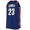 Custom #23 Navy 2008 CLE Basketball Shirt Top