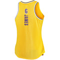 Custom #6 Gold 2021 LAL Basketball Shirt Top