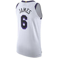 Custom #6 White 2022 LAL Basketball Shirt Top