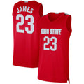 Custom #23 Scarlet Basketball Shirt Top