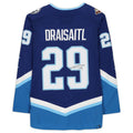 Custom #29 Blue 2022 EDM Hockey Shirt Top