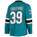 Custom #39 Teal SJS Hockey Shirt Top