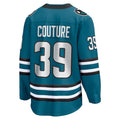 Custom #39 Teal SJS Hockey Shirt Top